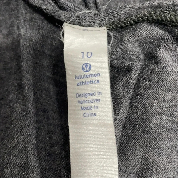 Lululemon Grey Tie Back Tank Top Size 10 - Picture 10 of 11